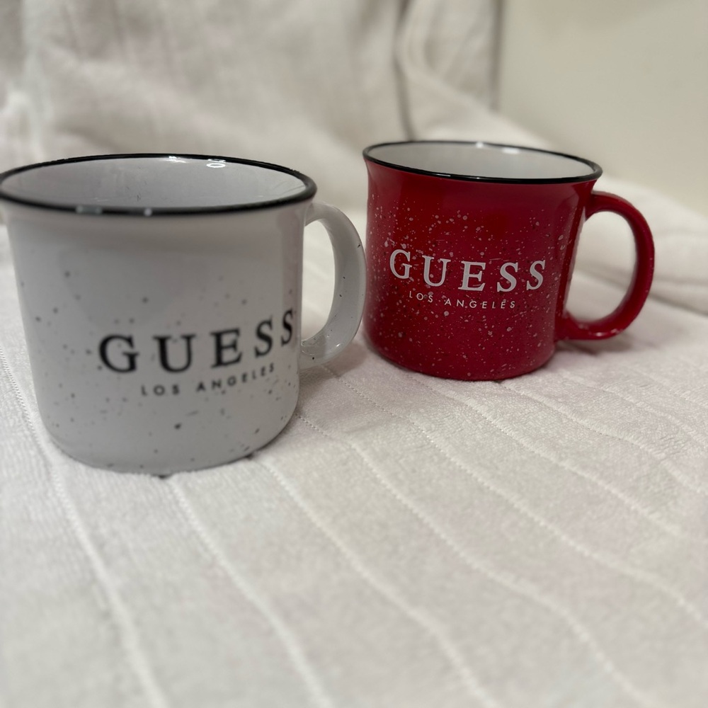Guess Los Angeles Ceramic Mug Set - Limited Edition..